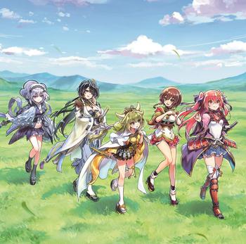 美少女剣撃アクションRPG「天華百剣 -斬-」キャラクターソングアルバム「百華繚乱」